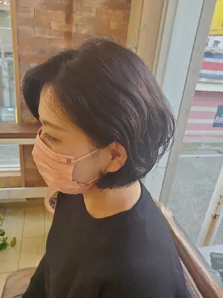 ショート 田中 牧子のヘアスタイル
