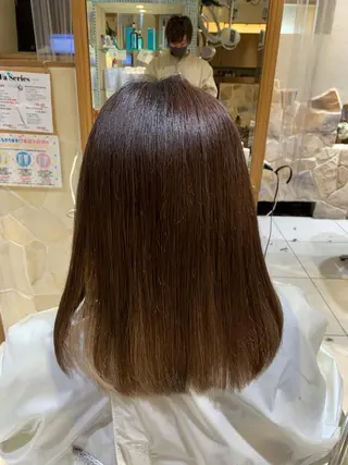 ミディアム 新宿メンズパーマ特化 メンズバレイヤージュのヘアスタイル