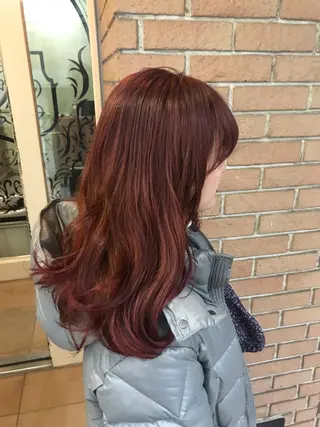 ミディアム カラー パーマ ヘアアレンジ メンズ キッズ ネイル マツエク・マツパ サロンドミルク 渋谷高比良のヘアスタイル