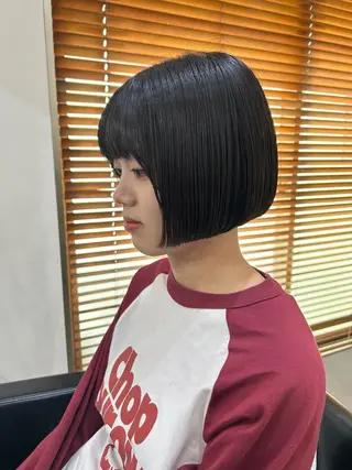 ショート ボブ人気No,1✨ TAME副店長のヘアスタイル