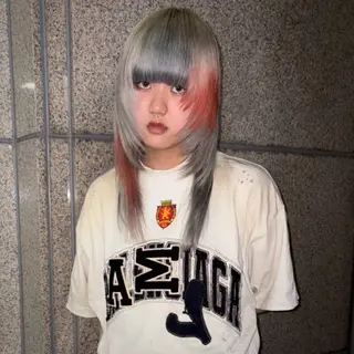 ロング slit kokoroのヘアスタイル