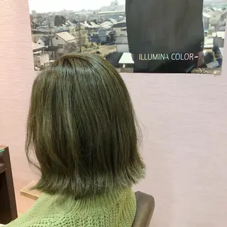 ミディアム 反橋 聖のヘアスタイル