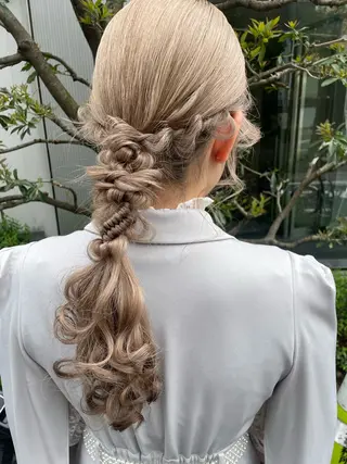 セミロング 手島 カミラのヘアスタイル