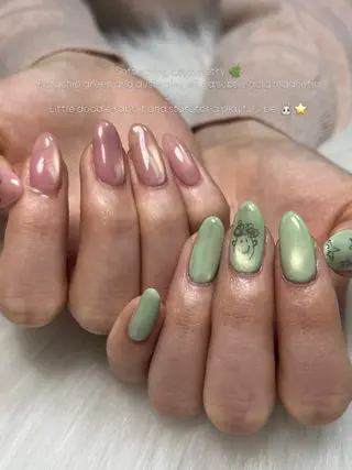 ネイル お絵描きネイル Hanakoのネイルデザイン