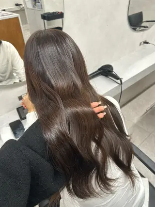 ロング カラー 🎀HARU/ボブ/ セット/赤み消し🫧のヘアスタイル