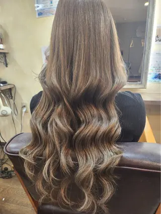 ロング ヘアアレンジ MagicMush ✴︎シールエクステのヘアスタイル