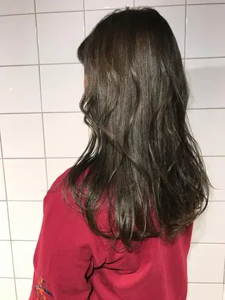ロング カラー ヘアアレンジ 透明感カラー/ レイヤー　YUKAのヘアスタイル