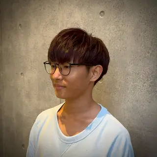 メンズ アニメデザイン美容師 ブリーチカラー/僚汰のヘアスタイル