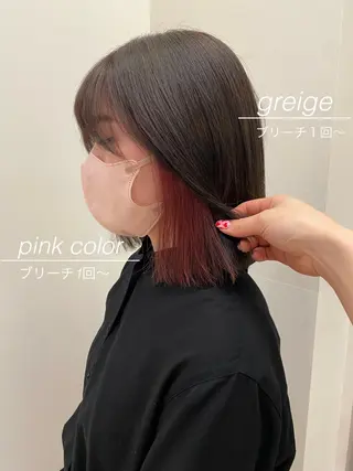 ミディアム 小林 夢羽のヘアスタイル