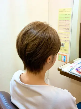 ショート カラー 水野 朝之のヘアスタイル