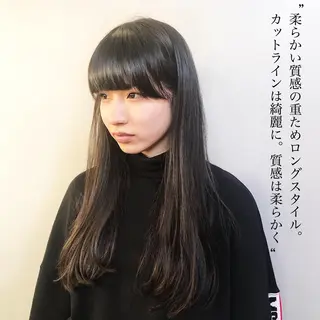 ロング カラー 苅北 泰輔のヘアスタイル