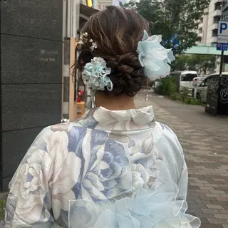 ヘアアレンジ Rion/渋谷 /ブリーチなしカラーのヘアスタイル