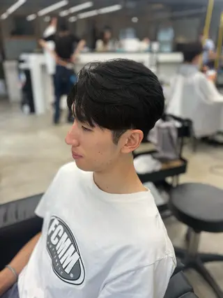 パーマ メンズ 💗韓国ヘア/髪質改 善💗若菜あいこのヘアスタイル