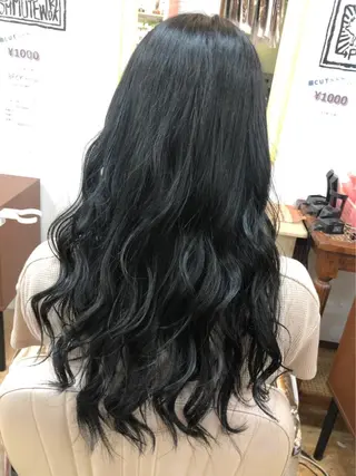 ロング カラー 石川 史弥のヘアスタイル