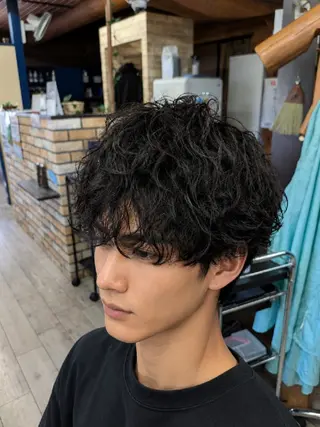 ショート メンズ パーマ リンクスハート橿原店 ⭐✨本田圭輔✨⭐のヘアスタイル