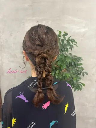 ヘアアレンジ ✨透明感艶カラー ✨💍Yuri💍のヘアスタイル
