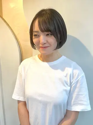 ショート ボブ/透明感カラー /大宮/たぐち🥣のヘアスタイル