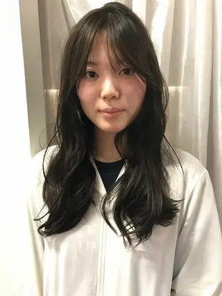 ミディアム カラー 中性的ヘア/ ナチュラル/トモキのヘアスタイル