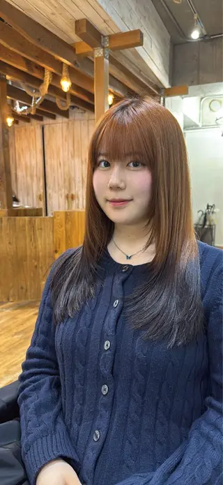 セミロング カラー 🎨デザイン🥇 美髪・艶髪 日暮千敬のヘアスタイル