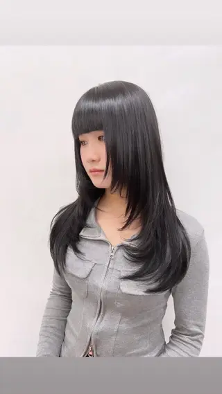 ロング カラー パーマ ヘアアレンジ メンズ 上品＆韓国風 🥀海心🥀のヘアスタイル
