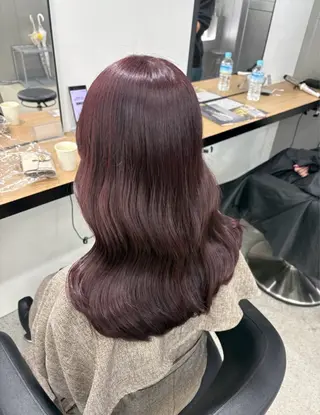 ロング miku/ラベンダー 透明感カラー🪻❤︎のヘアスタイル
