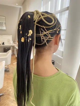 ロング ヘアアレンジ 増井 彩乃のヘアスタイル