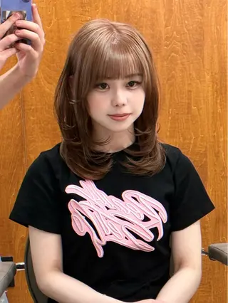 ミディアム 垢抜けレイヤー✂️ RYOTAのヘアスタイル