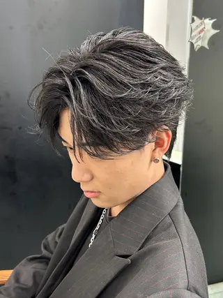 パーマ メンズ 静岡 / 毛流れ特化 /下居真大のヘアスタイル