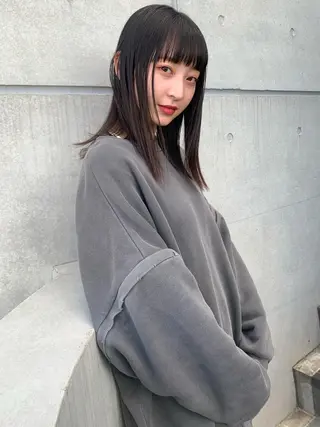 ミディアム 似合わせヘア✔️ 店長 オオキアキヒロのヘアスタイル