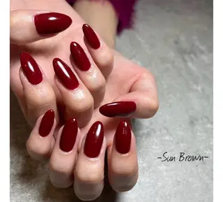 ネイル Sun Brown Mireiのネイルデザイン