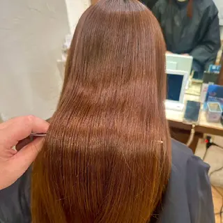 カラー ロング 縮毛矯正/ワンカラー モデル募集🫧田村のヘアスタイル