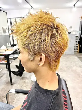 ショート メンズ メンズサロン LiGKAITO🦖のヘアスタイル