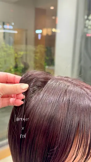 カラー fitするカット♡/ 多幸感/ふうか◠‿◠のヘアスタイル