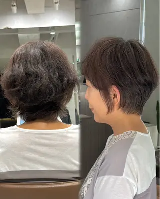 ショート 佐藤優晟/カラー/ 癖毛ショート/表参道のヘアスタイル