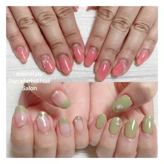 ショート ネイル 🐾enen style 🐾のネイルデザイン