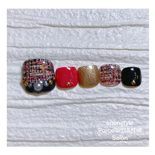 ミディアム ネイル 🐾enen style 🐾のネイルデザイン