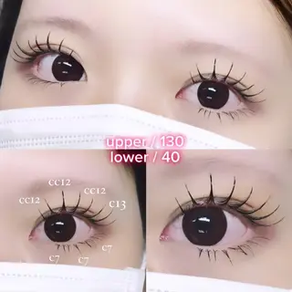 マツエク・マツパ Un seul 愛莉🎀のマツエク・マツパデザイン