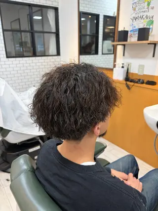 カラー パーマ メンズ men'sヤマカワ /【琉生】のヘアスタイル