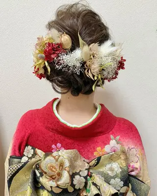 ヘアアレンジ 黒崎 美乃里のヘアスタイル