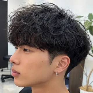 パーマ メンズ 男の理想を叶える🔥 メンズパーマ特化|関のヘアスタイル