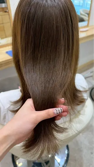ロング 盛れる透明感カラー ♡ayana♡のヘアスタイル