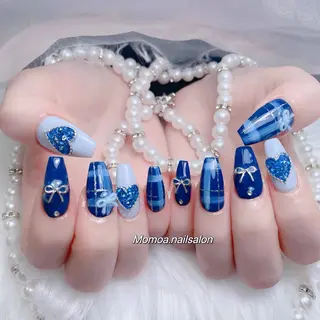 ネイル MoMoA Nail ネイル長さ出し専門店のネイルデザイン