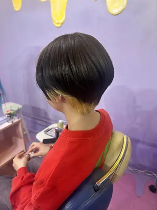 ショート ♮やっしー♮ 🌈派手髪🌈のヘアスタイル