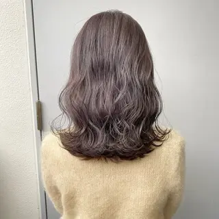 ロング 赤髪/ワインレッド/ 韓国系 まなかのヘアスタイル
