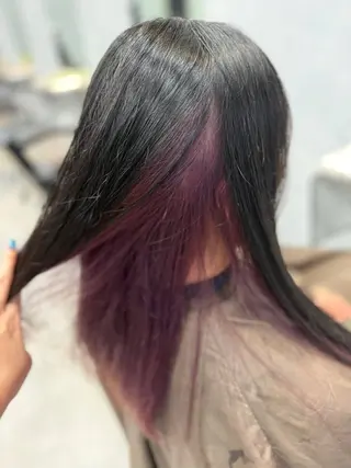 ロング カラー Nene 🪽🤍推しカラーのヘアスタイル
