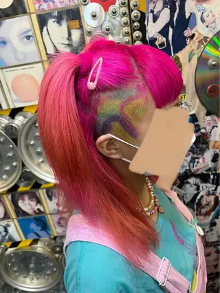 ミディアム カラー ヘアアレンジ KOYA ｺﾔのヘアスタイル