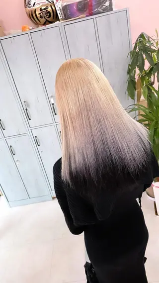 ロング カラー 町田ブリーチ特化 MANATOのヘアスタイル