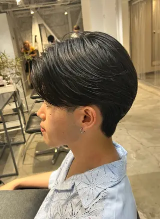 ショート パーマ メンズ清潔感のプロ 💈メンズパーマ藤田のヘアスタイル