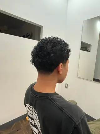 ショート メンズ 鮎川 竜汰のヘアスタイル