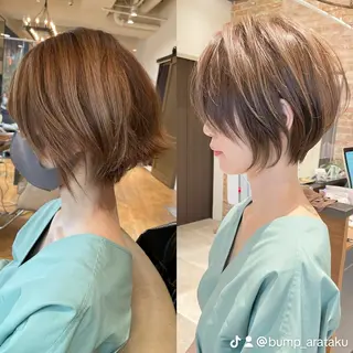 ショート カラー 表参道/ショート特化 /似合わせ/荒砂のヘアスタイル